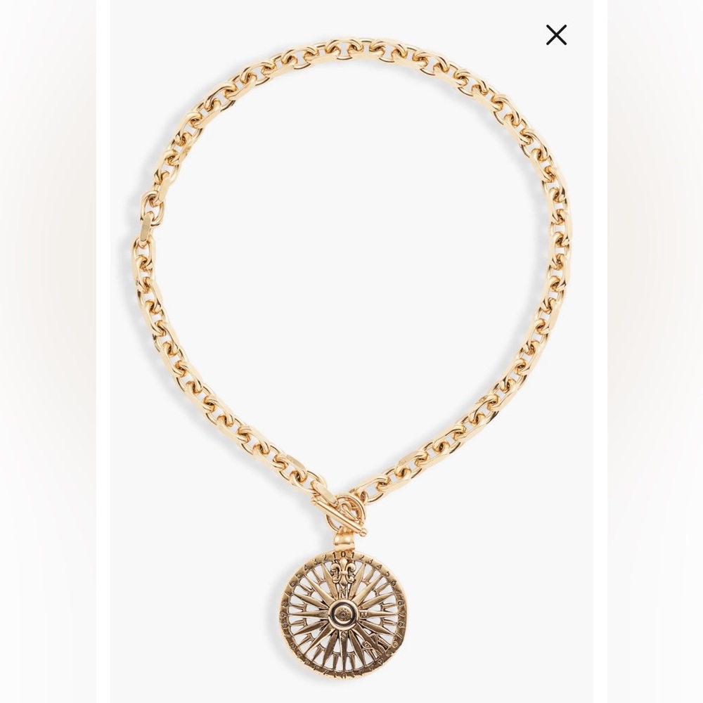 Bracha M Compass 14KT Gold Plated SOLD OUT